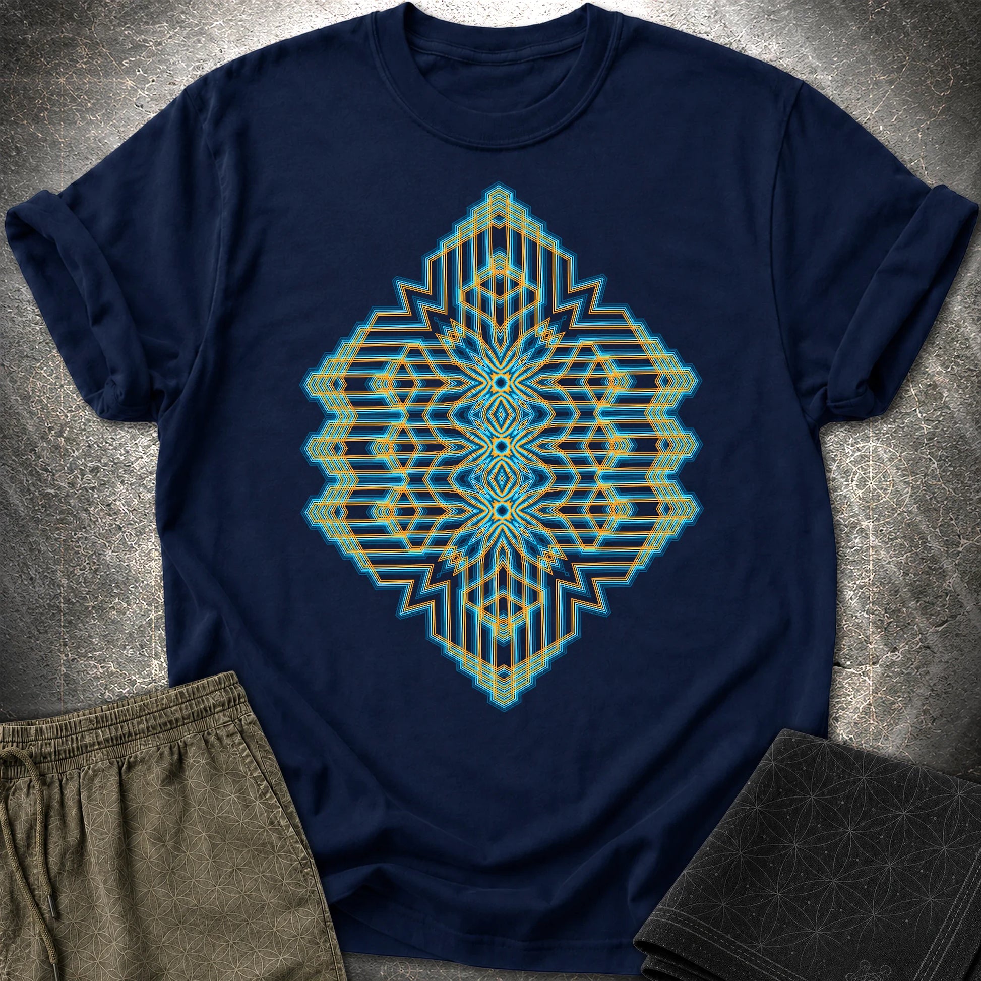 Triune Signal Temple - Triune Signal Temple T-Shirt - Navy