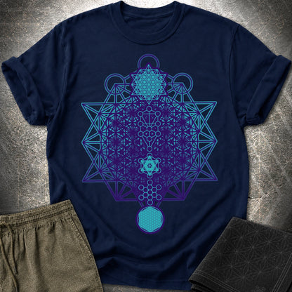 All The Sacred Geometry - All The Sacred Geometry T-Shirt - Navy