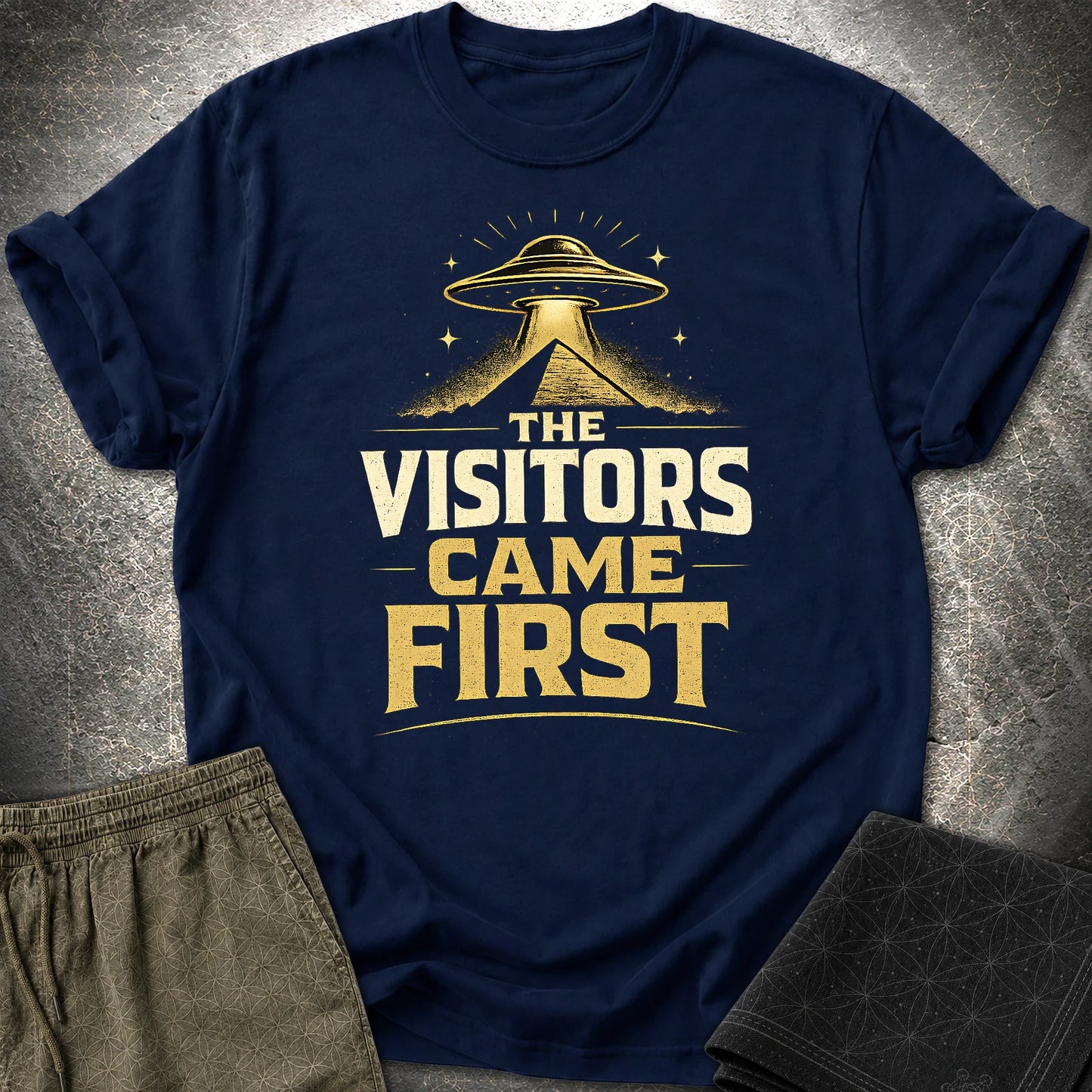 The Visitors Come First - The Visitors Come First T-Shirt - Navy