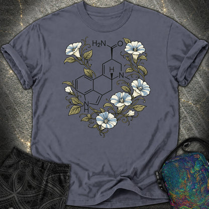 Morning Glory Molecule Color - Morning Glory Molecule Color Comfort T-Shirt - Navy