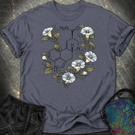 Morning Glory Molecule Color - Morning Glory Molecule Color Comfort T-Shirt - Navy