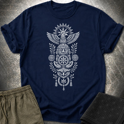 Totem White - Totem White T-Shirt - Navy