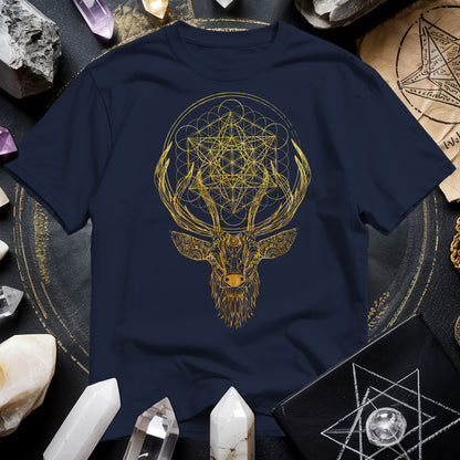 Metatron's Cube Deer T-Shirt