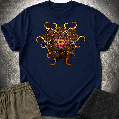 Organic Metatron T-Shirt - Organic Metatron T-Shirt - Navy