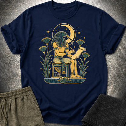 Moonlit Ibis Scribe - Moonlit Ibis Scribe T-Shirt - Navy