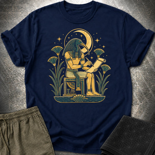 Moonlit Ibis Scribe - Moonlit Ibis Scribe T-Shirt - Navy