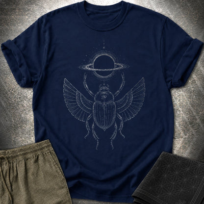 Void Scarab T-Shirt - Void Scarab T-Shirt - Navy