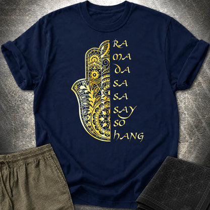 Buddha Mantra T-Shirt - Buddha Mantra T-Shirt - Navy