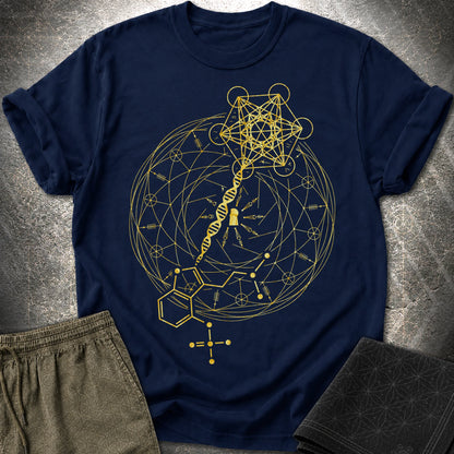 Psilocybin Key To Universe - Psilocybin Key To Universe T-Shirt - Navy