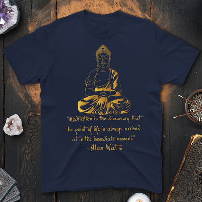 Alan Watts Meditation Buddha T-Shirt