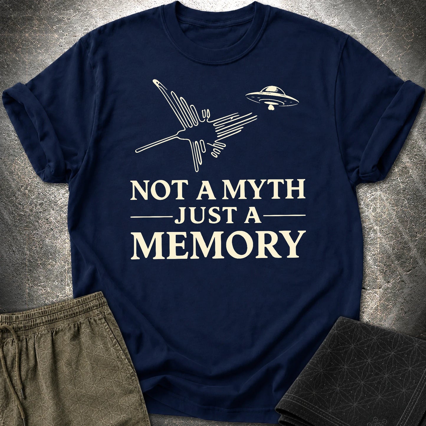 NOT MYTH JUST MEMORY - NOT MYTH JUST MEMORY T-Shirt - Navy