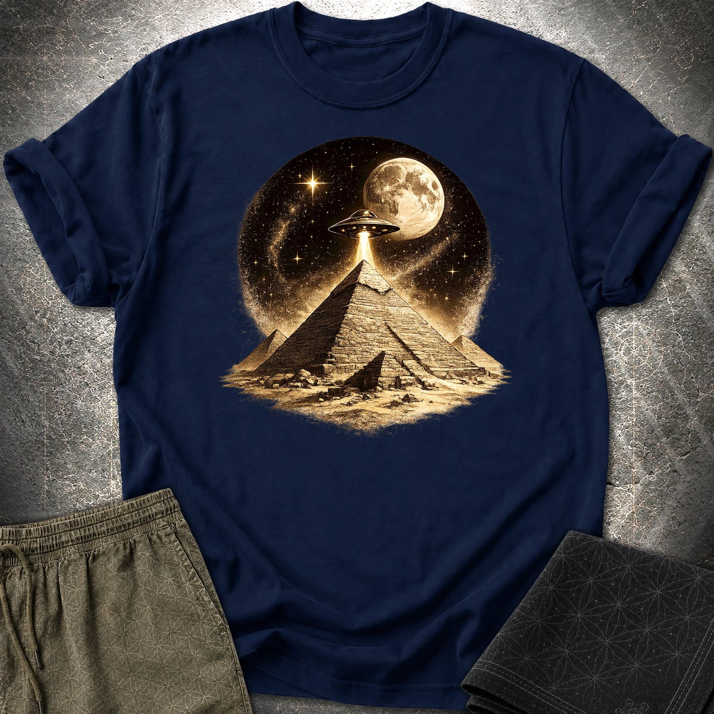 Giza Pyramid Maøe - Giza Pyramid Maøe T-Shirt - Navy