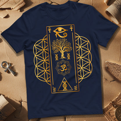 Flower Of Life Horus Egypt T-Shirt