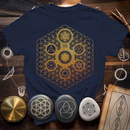Metatron's Platonic Solids T-Shirt