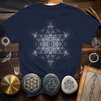 Metatron's Cube Mosaic T-Shirt