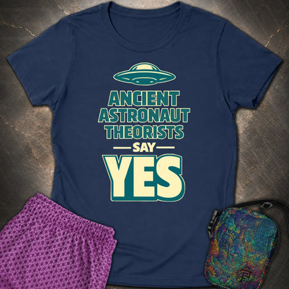 Ancient Teaorist Blue - Ancient Teaorist Blue Womens T-Shirt - Navy