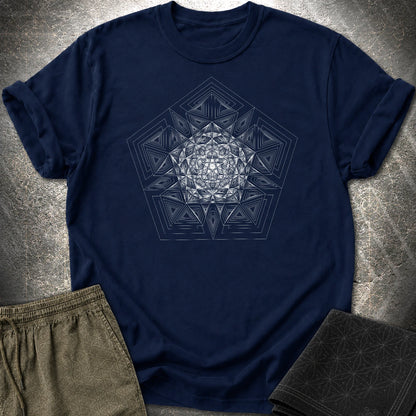 Pentagon Mosaic T-Shirt - Pentagon Mosaic T-Shirt - Navy