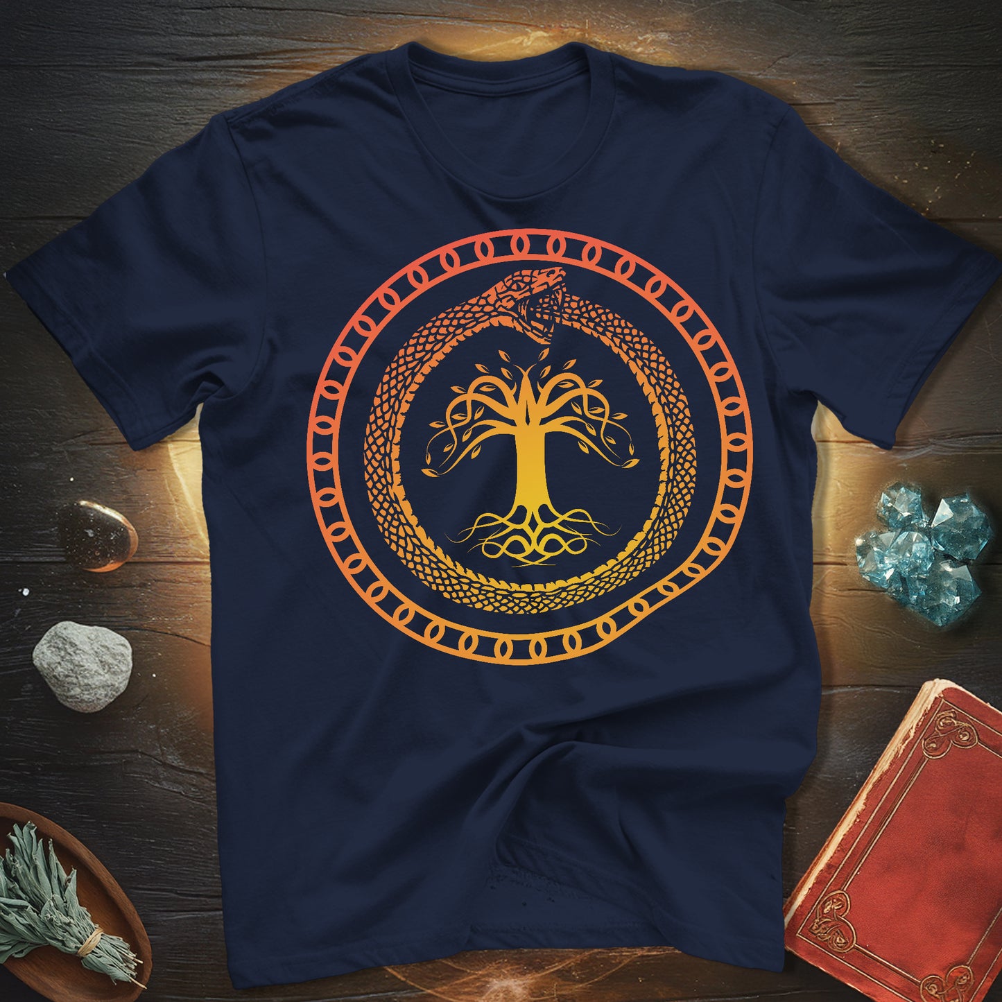Ouroboros Tree Of Life Unisex T-Shirt