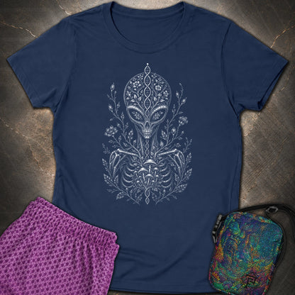Intraterrestial - Intraterrestial Womens T-Shirt - Navy