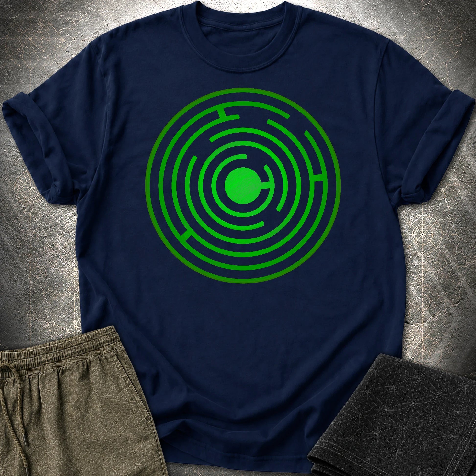 Maze of Mind T-Shirt - Maze of Mind T-Shirt - Navy