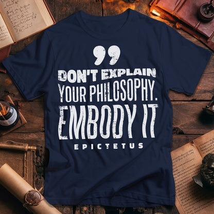 Epictetus Embody Philosophy T-Shirt