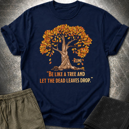 Rumi Tree T-Shirt - Rumi Tree T-Shirt - Navy