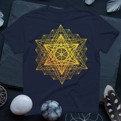 Metatron's Cube Grid T-Shirt