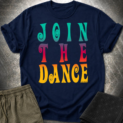 Alan Watts Join The Dance T-Shirt - Alan Watts Join The Dance T-Shirt - Navy