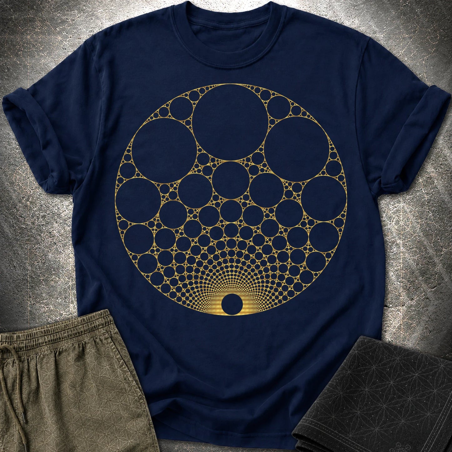 Apollonian Gasket T-Shirt - Apollonian Gasket T-Shirt - Navy