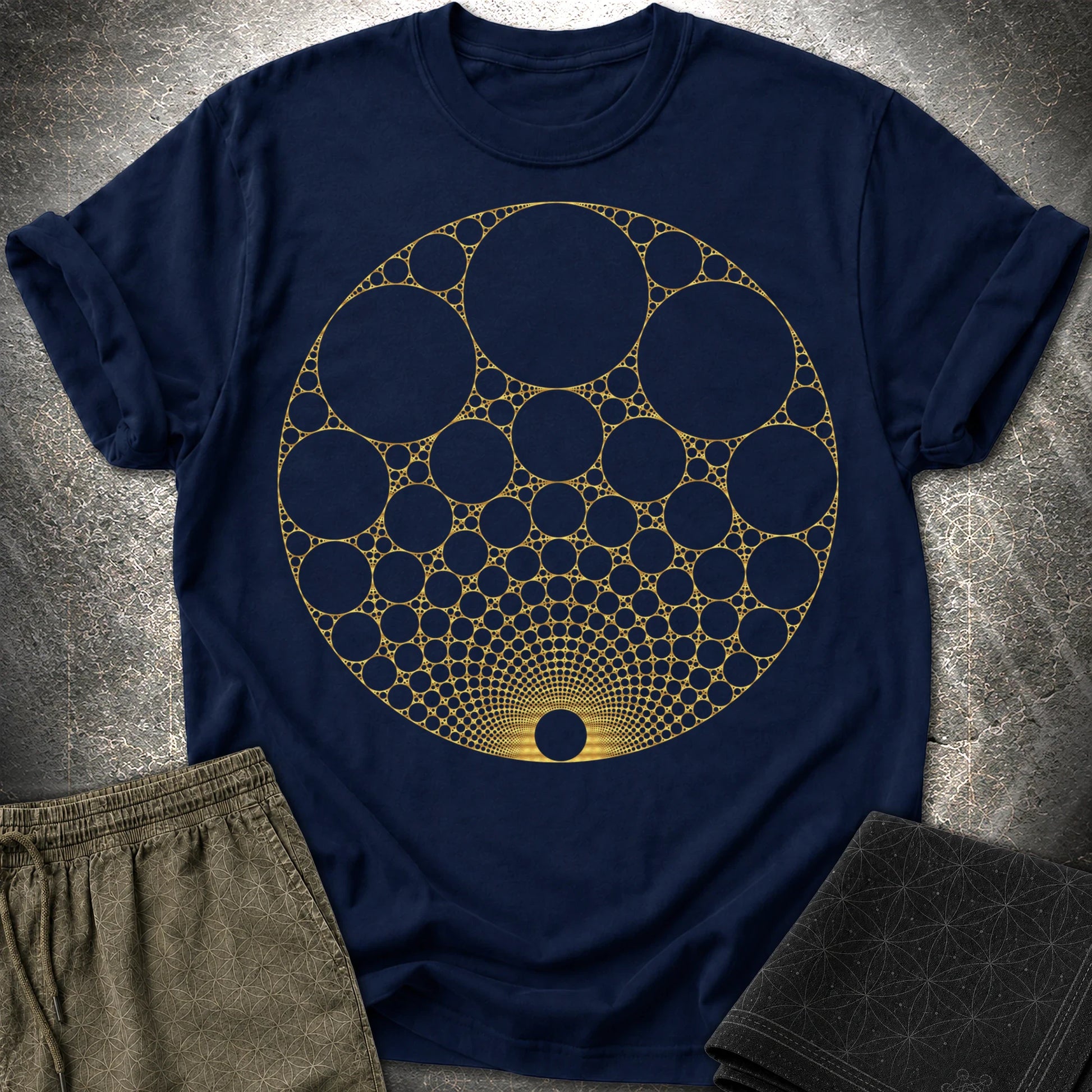 Apollonian Gasket T-Shirt - Apollonian Gasket T-Shirt - Navy