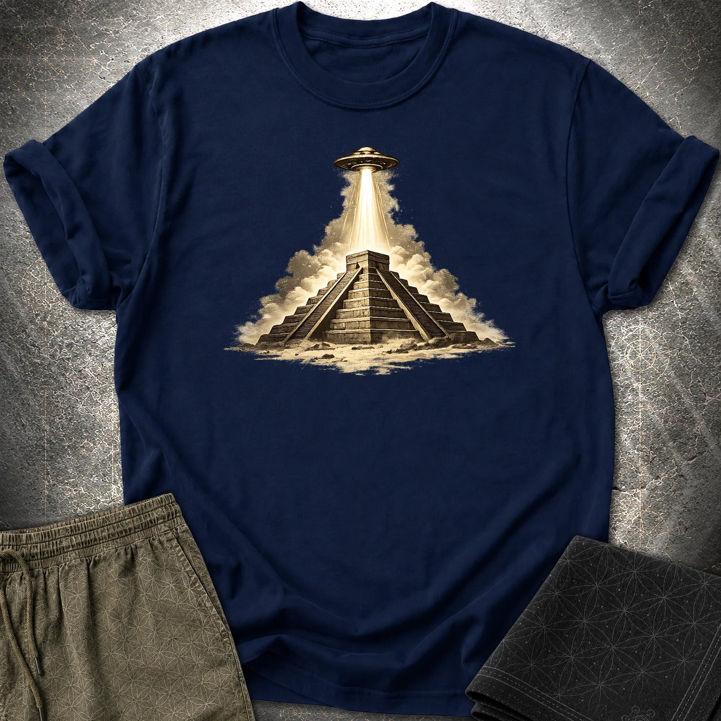 Piramida Majów - Piramida Majów T-Shirt - Navy
