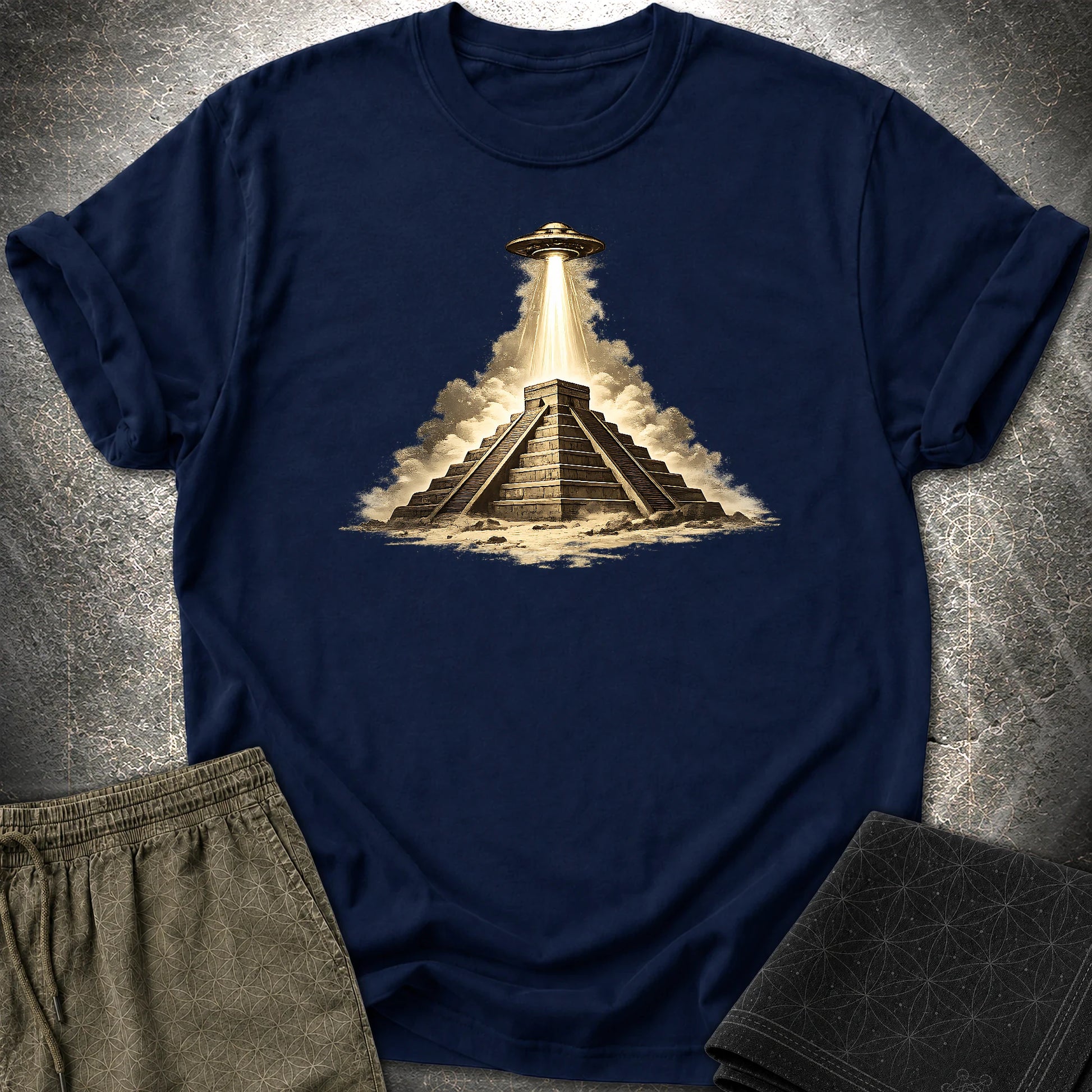 Piramida Majów - Piramida Majów T-Shirt - Navy