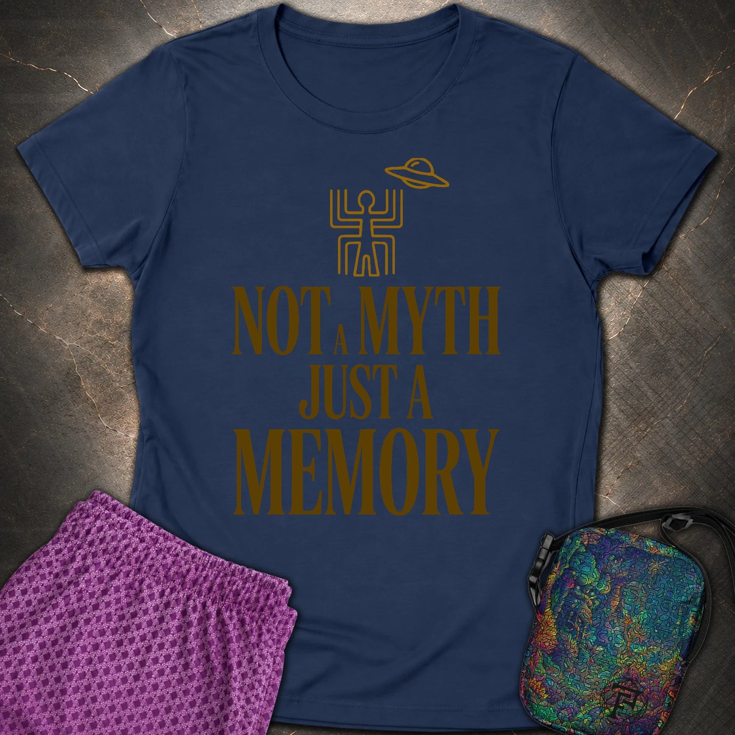 Not A Myth Ciemne - Not A Myth Ciemne Womens T-Shirt - Navy