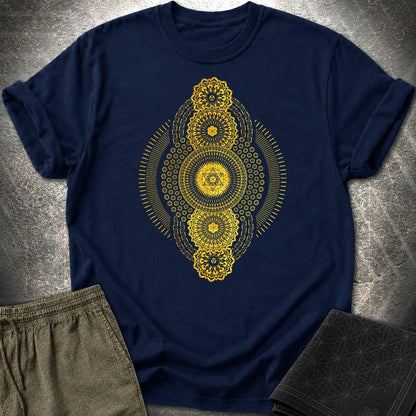 Metatron's Geometric Explosion T-Shirt - Metatron's Geometric Explosion T-Shirt - Navy