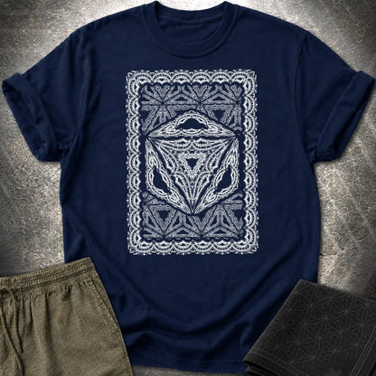 Framed Octahedron T-Shirt - Framed Octahedron T-Shirt - Navy