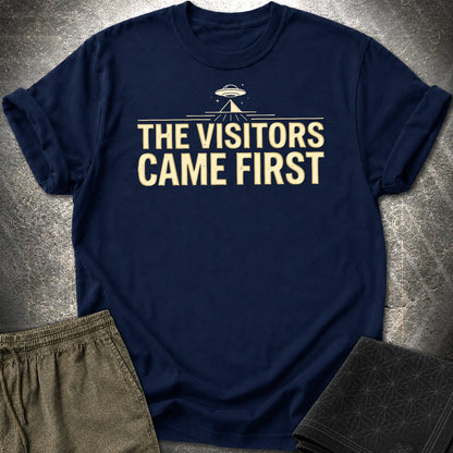 The Visittors Come First - The Visittors Come First T-Shirt - Navy