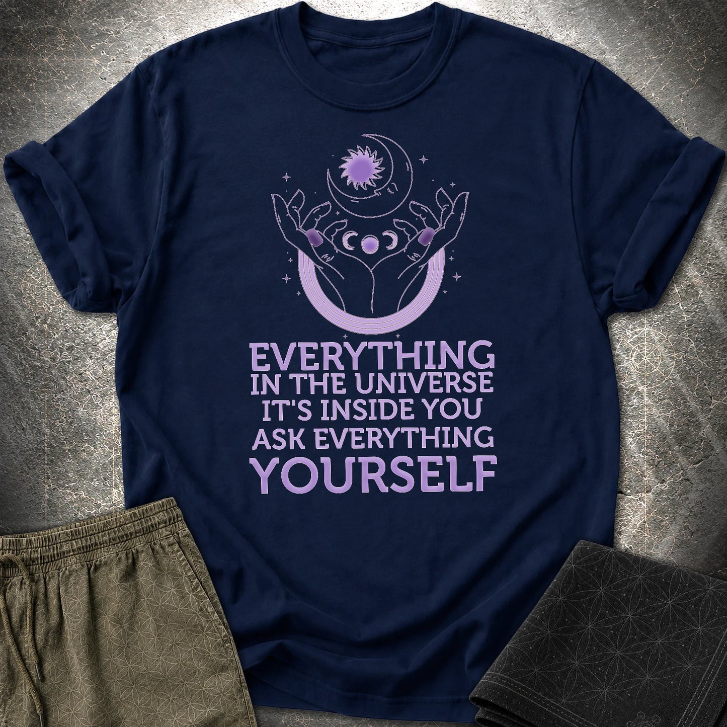 Everything Is Inside You T-Shirt - Everything Is Inside You T-Shirt - Navy