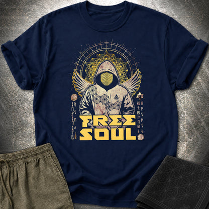 Free Soul T-Shirt - Free Soul T-Shirt - Navy