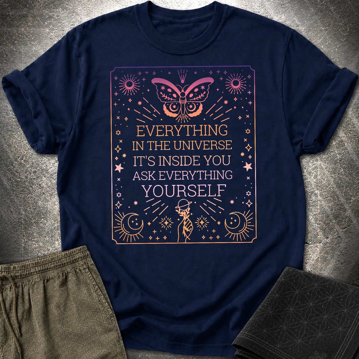 Universe Inside You T-Shirt - Universe Inside You T-Shirt - Navy