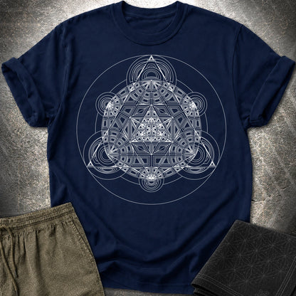 Sacred Mosaic T-Shirt - Sacred Mosaic T-Shirt - Navy