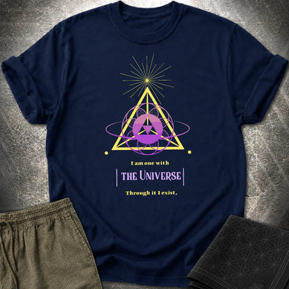 One With Universe T-Shirt - One With Universe T-Shirt - Navy