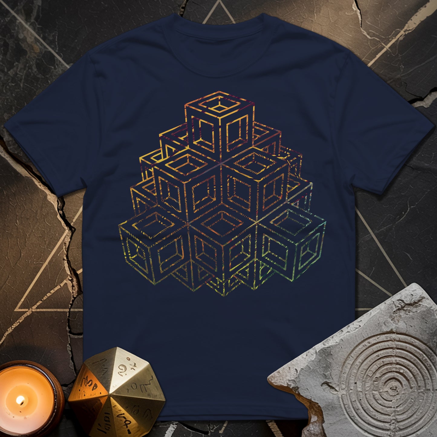 Dimensional Cubes T-Shirt