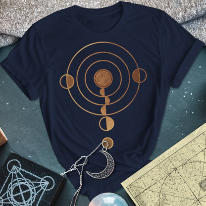 Crop Cirlce Copper T-Shirt