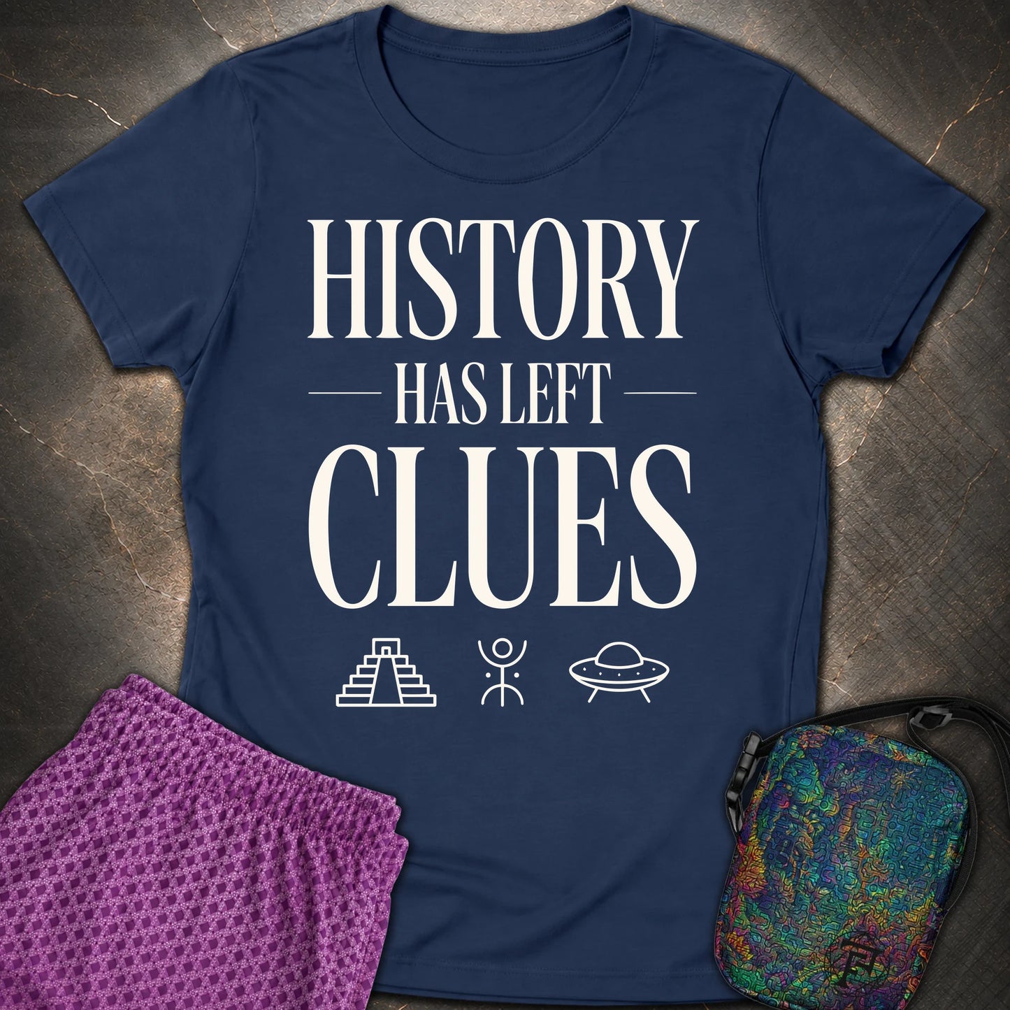 History - History Womens T-Shirt - Navy