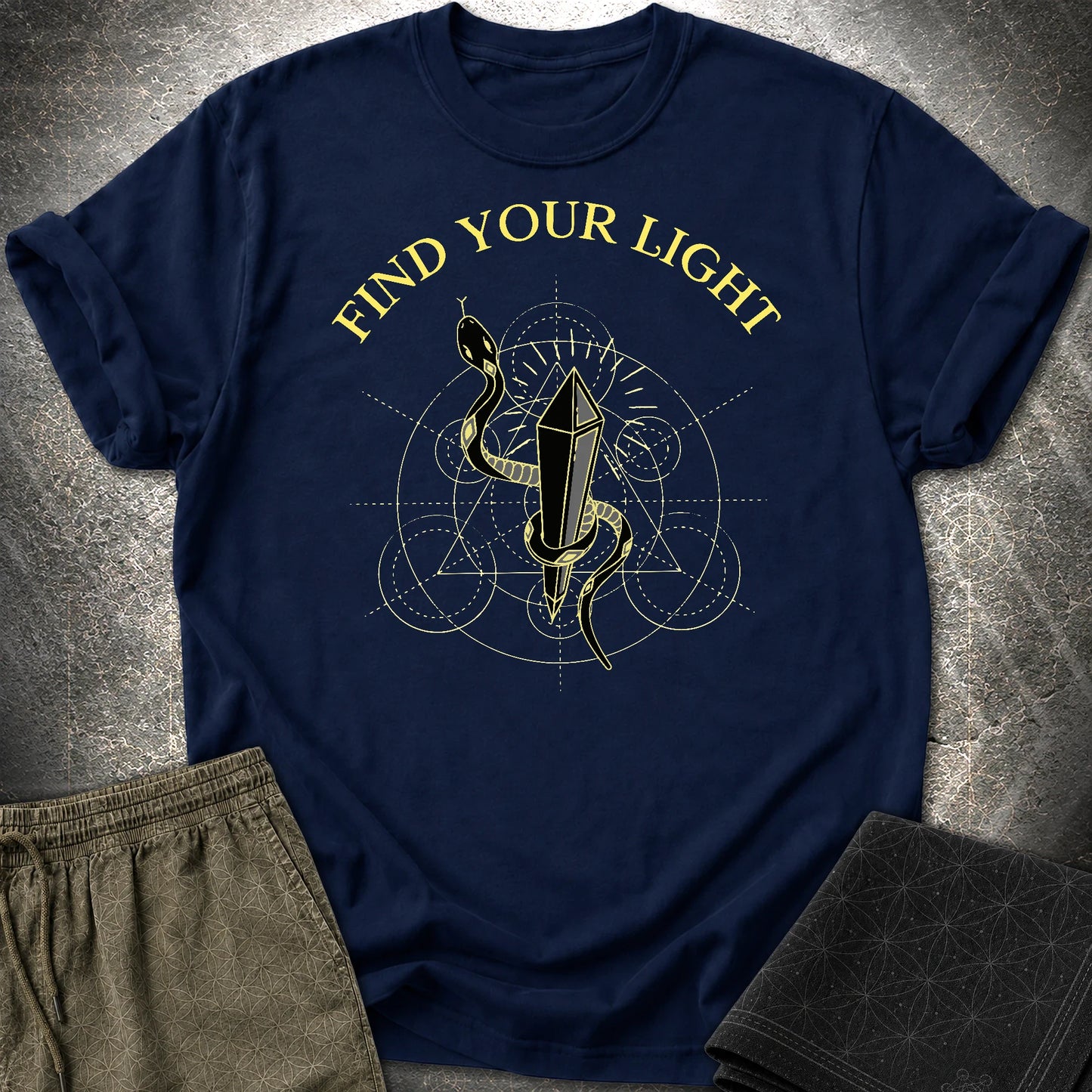 Find Your Light T-Shirt - Find Your Light T-Shirt - Navy