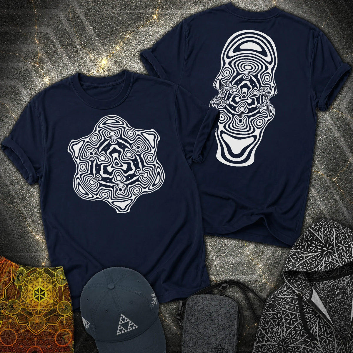 Mind Blown 2 Sided T-Shirt - Mind Blown 2 Sided T-Shirt - Navy