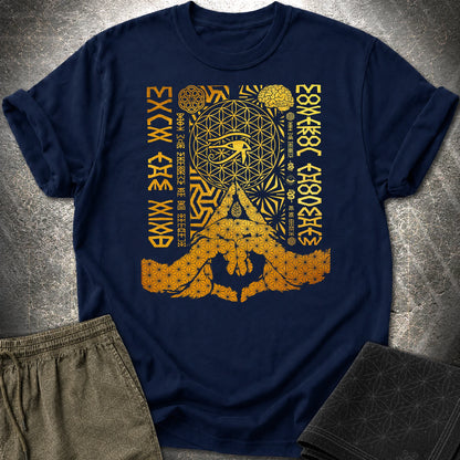 Kalesvara Mudra T-Shirt - Kalesvara Mudra T-Shirt - Navy