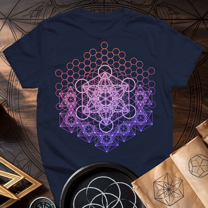 Metatron And Flower Connection T-Shirt