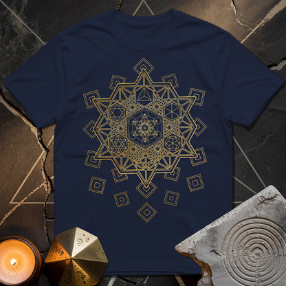 Metatron and Platonic Solids T-Shirt