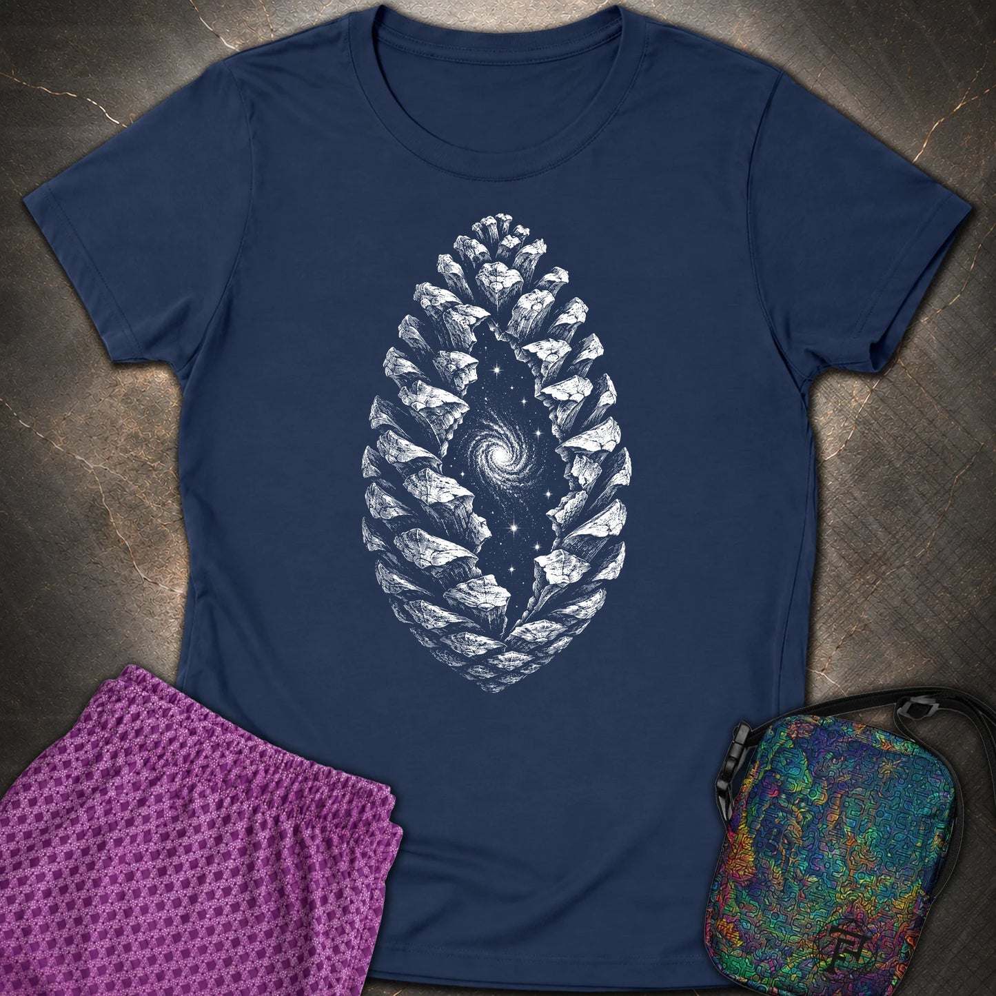 Seed of the Infinite - Seed of the Infinite Womens T-Shirt - Navy